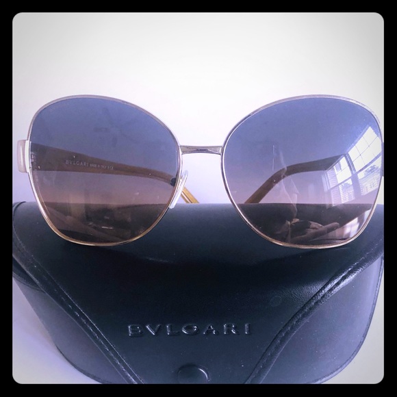 Bulgari Metal Frame Women Sunglasses - Picture 1 of 3